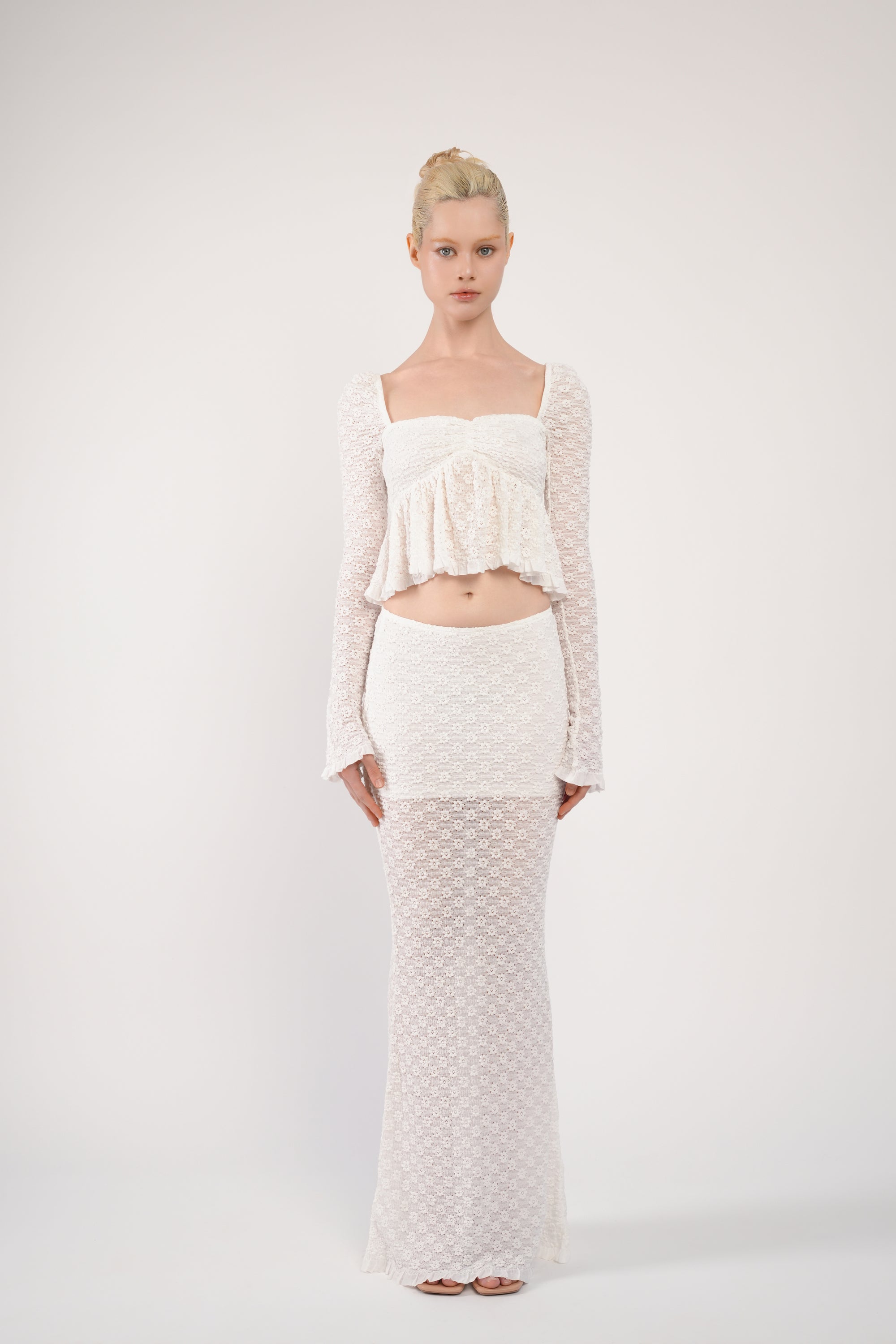 Palm Escape Knit Skirt