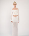 Palm Escape Knit Skirt