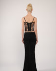 Sheer Lace Corset Top