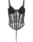 Sheer Lace Corset Top