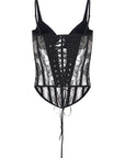 Sheer Lace Corset Top